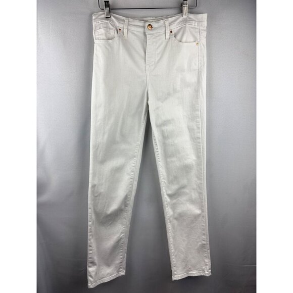 Ella Moss Womens White Jeans Size 4 Cotton & Spandex Blend - Picture 2 of 8